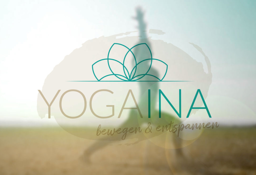 Logodesign: YOGAINA - Yogatrainerin - Karina Samtleben