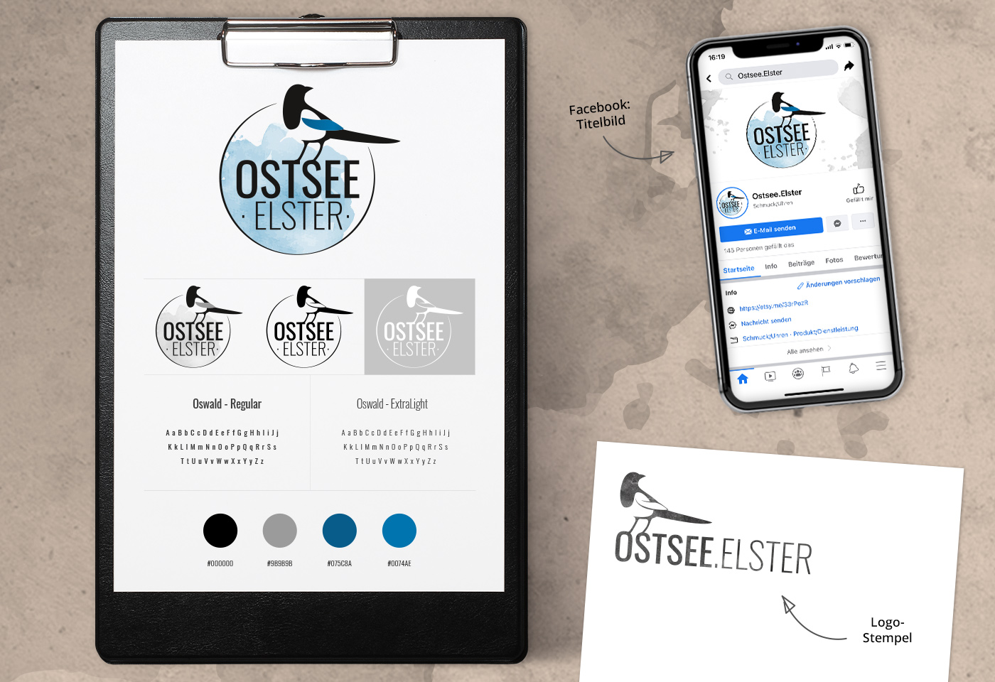 Logo- & Corporate-Design: Ostsee.Elster