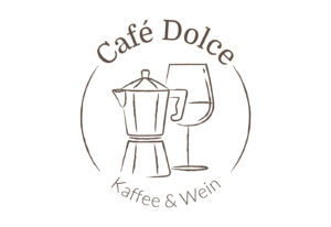 Logodesign: Café Dolce - Kaffee & Wein in Wetzlar