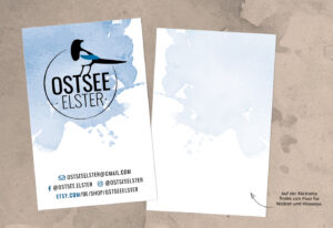 Printmedien – Geschäftsausstattung/Visitenkartendesign: Ostsee.Elster