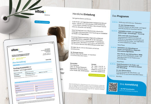 Online-Flyer und Anmeldeformular für Fachtag