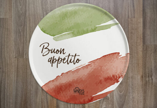 Individuelles Design für Pizzateller
