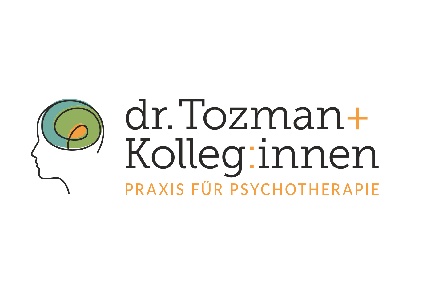 Logodesign für "Dr. Tozman & Kolleg:innen" in Frankfurt – Praxis für Psychotherapie