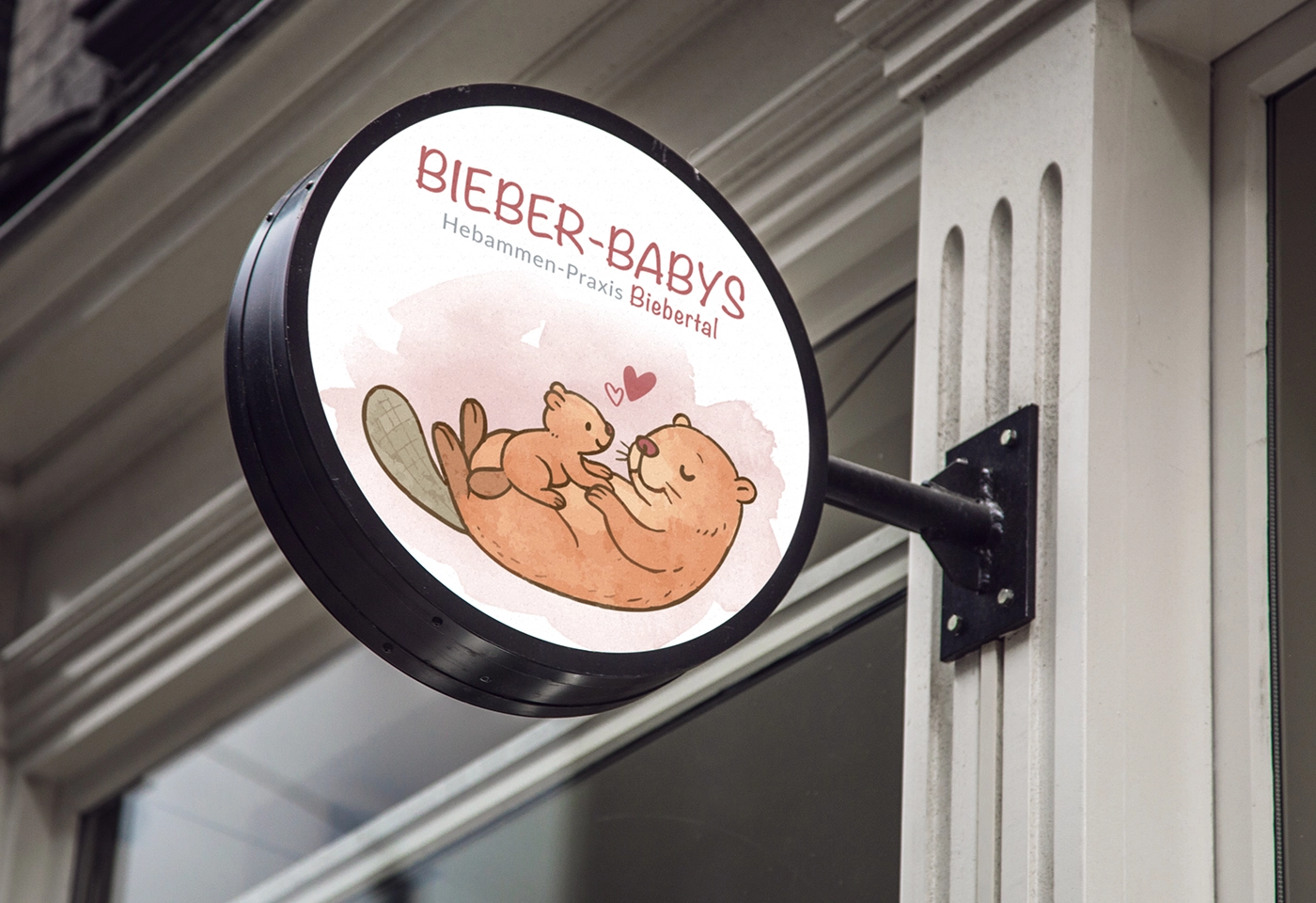 Logo & Corporate-Design für die Hebammen-Praxis "Bieber-Babys" in Bibertal
